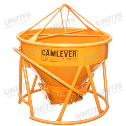 Camlever 2 Yard Low Profile Concrete Hopper