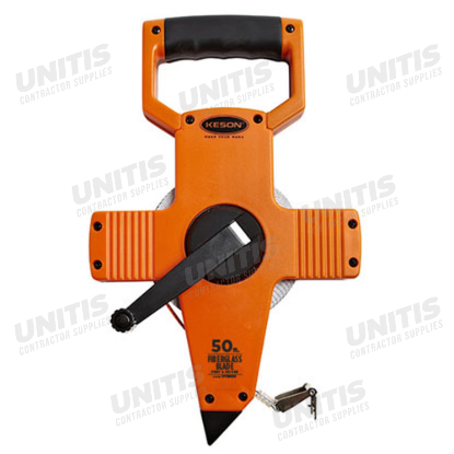 Keson Fiberglass Tape Measure with Hook 300'