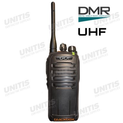 Klein Electronics UHF Blackbox GO Digital Analog Two-Way Radio 400-470 MHz 4W 32-Channel
