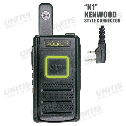 Klein Electronics Pocket+ UHF Radio with Kenwood Connector 400-470 MHz 1.5W 16-Channel