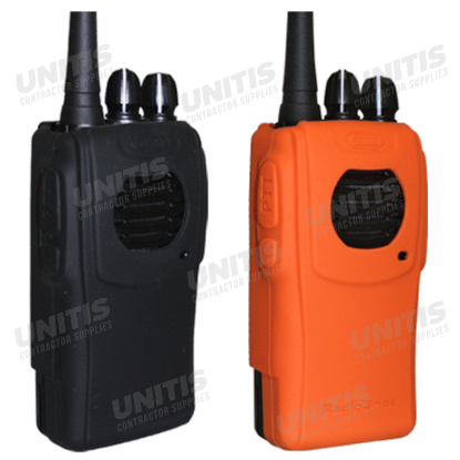 Klein Electronics RadioGrips Silicone Carry Case for Blackbox+ Radios Black Orange