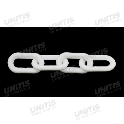Plastic Chain in a Bag - White - 125 Ft/bag