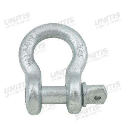 Forged Screw Pin Anchor Shackle - HDG - 3/4