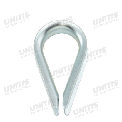 Regular Wire Rope Thimble - Zinc - 5/16