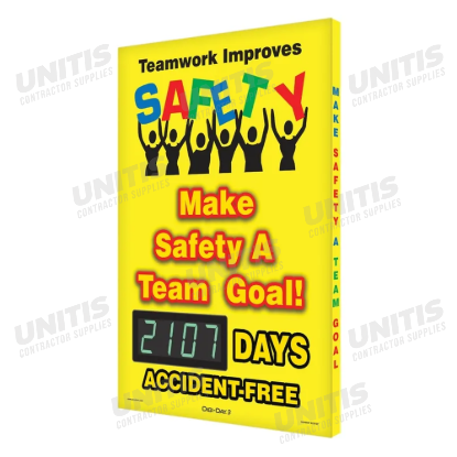 Electronic Safety Scoreboard: Teamwork Improves Safety Make Safety a Team Goal! __days Accident-Free