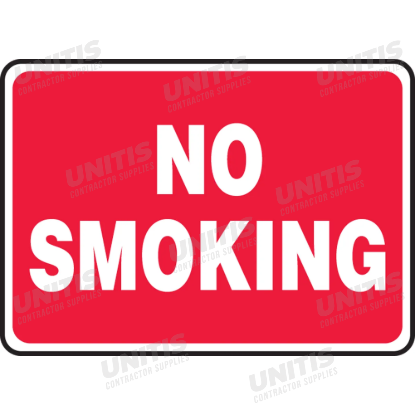 Safety Sign: No Smoking - 10" x 14"