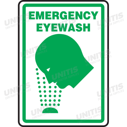 Safety Sign: Emergency Eyewash (Graphic)