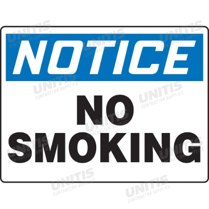 OSHA Notice Smoking Control Sign: No Smoking - 10" x 14"