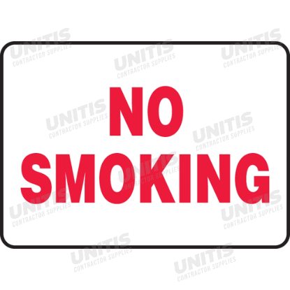 Safety Sign: No Smoking - 10" x 14"