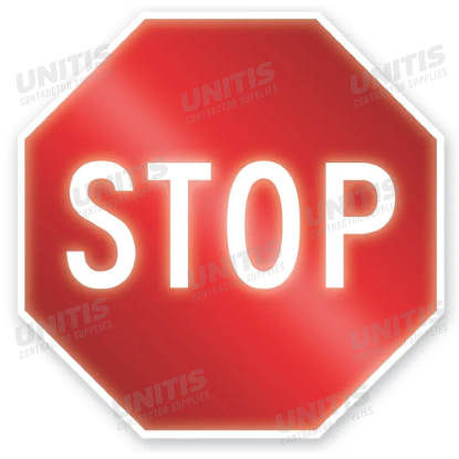 Stop Sign: Ra Engineer Grade Prismatic - 24" x 24"