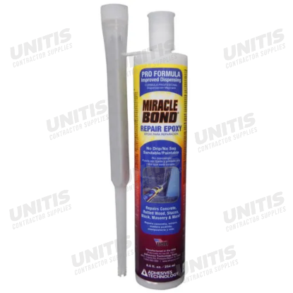Adhesives Technology MIRACLE BOND Repair Epoxy - 8.6 fl oz Cartridge
