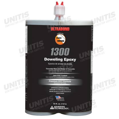Adhesives Technology ULTRABOND 1300 High-Strength Non-Sag Doweling Epoxy - 53 fl oz Cartridge