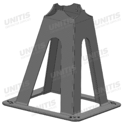 Rebar Square Chair - On Grade - 2" - 2-1/4"