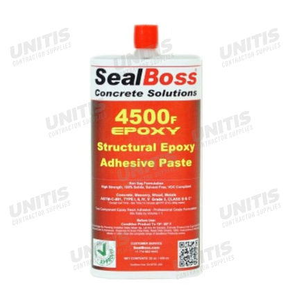 Sealboss 4500F Quickseal Epoxy Paste - 22 oz Cartridge