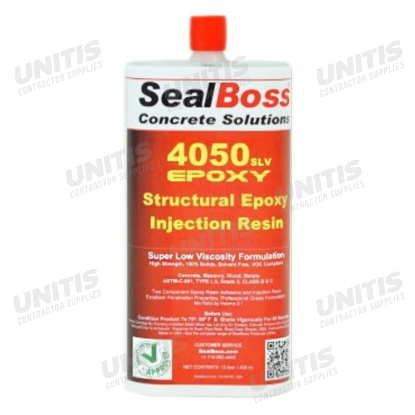 Sealboss 4050 SLV Epoxy Resin 14 oz Cartridge with Retaining Nut