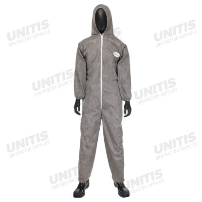 PIP PosiWear M3 Coverall with Hood Elastic Wrists & Ankles 50 gsm Gray - 4XL
