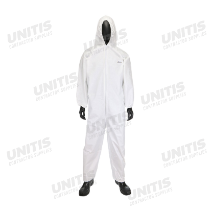 PIP PosiWear BA Coverall with Hood Elastic Wrist & Ankle 58 gsm - 4XL