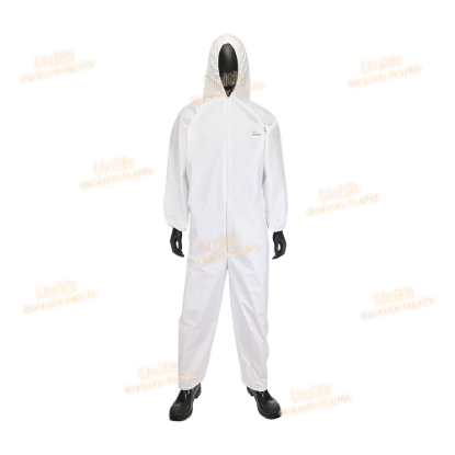 PIP PosiWear BA Coverall with Hood Elastic Wrist & Ankle 58 gsm - 4XL