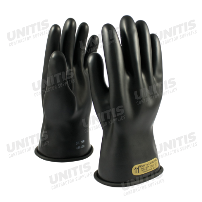 Novax Class 00 Rubber Insulating Straight Cuff 11" Glove - Size 12 (Per Pair)