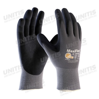 ATG MaxiFlex Ultimate Gray Glove - Cut Level A1 - S (12 Pack)