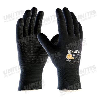 ATG MaxiFlex Endurance Black Glove - Cut Level A1 - S (12 Pack)