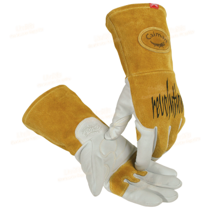 Caiman Goat Grain TIG/MIG Welder FR Insulated Glove - S (Per Pair)