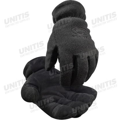 Caiman Deerskin Leather/Fleece Insulated Glove - L (Per Pair)