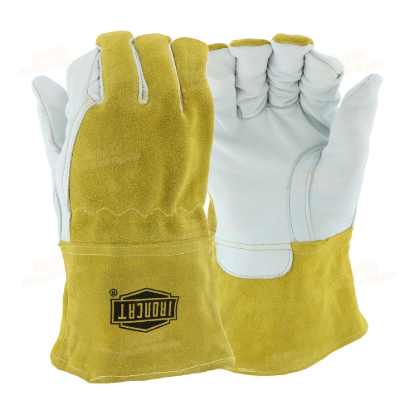 Ironcat Premium Top Grain Goatskin Leather MIG Welder Glove - 2XL (Per Pair)