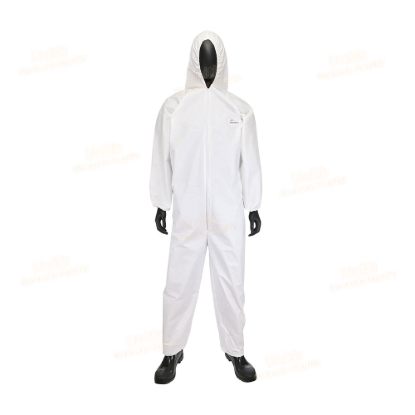 PIP PosiWear BA Coverall with Hood Elastic Wrist & Ankle 58 gsm - M