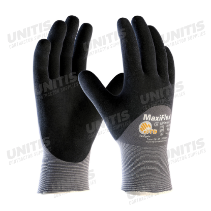 ATG MaxiFlex Ultimate Gray Glove - Cut Level A1 - M (12 Pack)