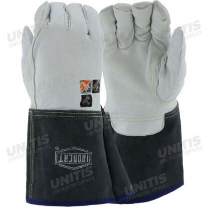Ironcat AR Premium Kidskin Leather TIG Welder's Glove with Para-Aramid Cut Lining and Kevlar Stitchi