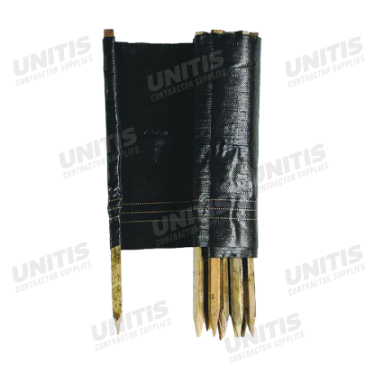 Silt Fence - DOT/Caltrans with Stakes 8' OC Black - 3' x 100'