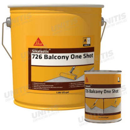 Sikalastic-726 Balcony One Shot - 2C Primerless Single Step System (Pedestrian) - Gray