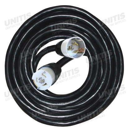 Voltec 50ft 6/3 8/1 SEOW 50 Amp Black Temporary Power Cord