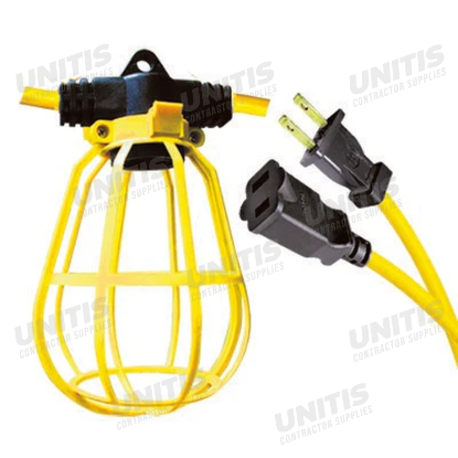 Voltec 50ft 14/3 SJTW 5-Socket Light String with Plastic Shades