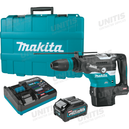 Makita 40V max XGT Brushless 1-9/16" SDS-MAX AVT Rotary Hammer Kit w/1 x 4.0Ah Battery