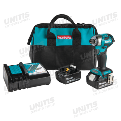 Makita 18V LXT Brushless Quick-Shift Mode 4-Speed Impact Driver Kit w/5.0Ah Battery