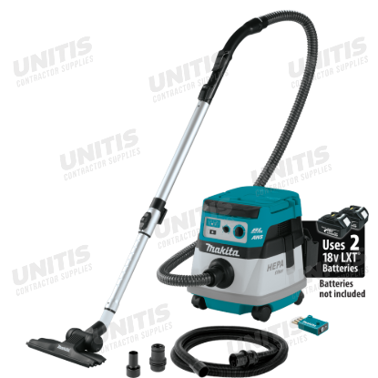 Makita 36V (18V X2) LXT Brushless 2.1 Gallon HEPA Filter Dry Dust Extractor/Vacuum - Tool Only