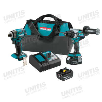 Makita 18V LXT Brushless 2 Piece Combo Kit w/5.0Ah Battery
