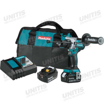 Makita 18V LXT Brushless 1/2" Hammer Driver-Drill Kit w/5.0Ah Battery