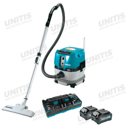 Makita 40V max XGT Brushless 2.1 Gallon Wet/Dry Dust Extractor/Vacuum Kit w/4.0Ah Battery