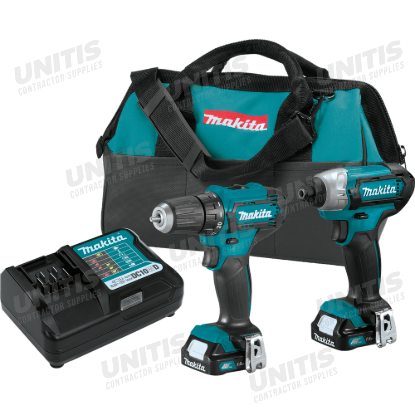 Makita 12V max CXT 2 Piece Combo Kit w/1.5Ah Battery