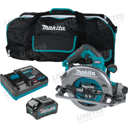 Makita 40V max XGT Brushless 7-1/4" Circular Saw Kit w/1 x 4.0Ah Battery