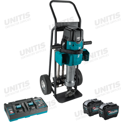 Makita 80V max (40V max X2) XGT Brushless 70 Pound 1-1/8" Hex AVT Breaker Hammer Kit Corded w/8.0Ah