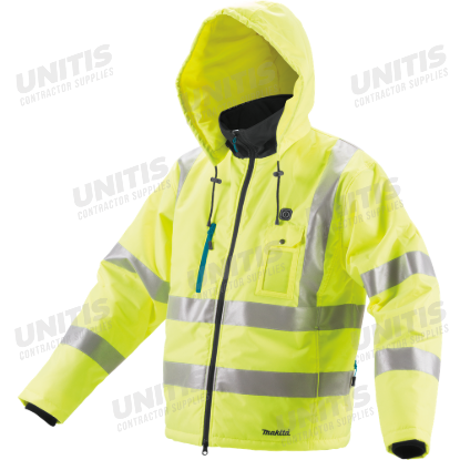 Makita 18V LXT High Visibility Heated Jacket (Jacket Only), 2XL