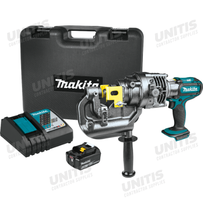 Makita 18V LXT 5/16" Metal Hole Puncher Kit w/1 x 5.0Ah Battery