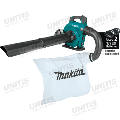 Makita 36V (18V X2) LXT Brushless Blower with Vacuum Attachment Kit - Tool Only