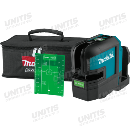 Makita 12V max CXT Self-Leveling Cross-Line Green Laser - Tool Only