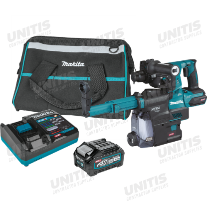 Makita 40V max XGT Brushless 1-1/8" SDS-PLUS AVT Rotary Hammer Kit w/1 x 4.0Ah Battery