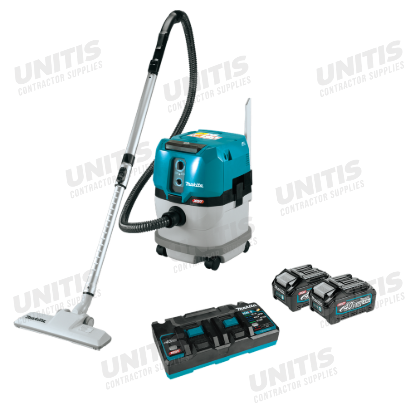 Makita 40V max XGT Brushless 4 Gallon Wet/Dry Dust Extractor/Vacuum Kit w/4.0Ah Battery